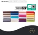 Devior Spannbettlaken 100% Baumwolle Jersey Gelb Bild 5