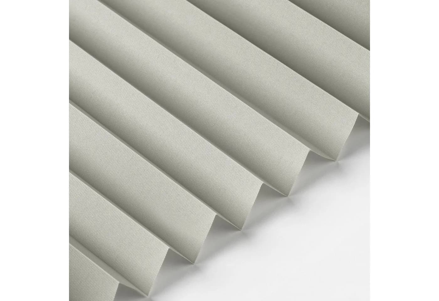 jalousiescout Plissee Pure Premium Grau Polyester ohne Bohren - Bild 4