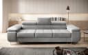 Luxusbetten24 Schlafsofa Siera Samt grau mit Schlaffunktion Bild 4