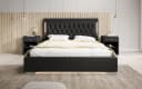 Luxusbetten24 Polsterbett Rio Schwarz mit RGB-Beleuchtung und USB-Anschluss Bild 3