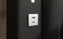 Luxusbetten24 Polsterbett Rio Schwarz mit RGB-Beleuchtung und USB-Anschluss Bild 5