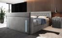 Luxusbetten24 Boxspringbett Divaneo Grau mit TV-Lift und Stauraum Bild 3