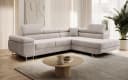 Luxusbetten24 Schlafsofa Aston Beige Cord mit Schlaffunktion Bild 1