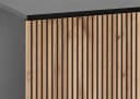 Luxusbetten24 Designer Kommode Nayra II Schwarz mit LED-Beleuchtung Bild 4