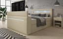 Luxusbetten24 Boxspringbett Rinori Beige mit TV Lift und Stauraum Bild 3