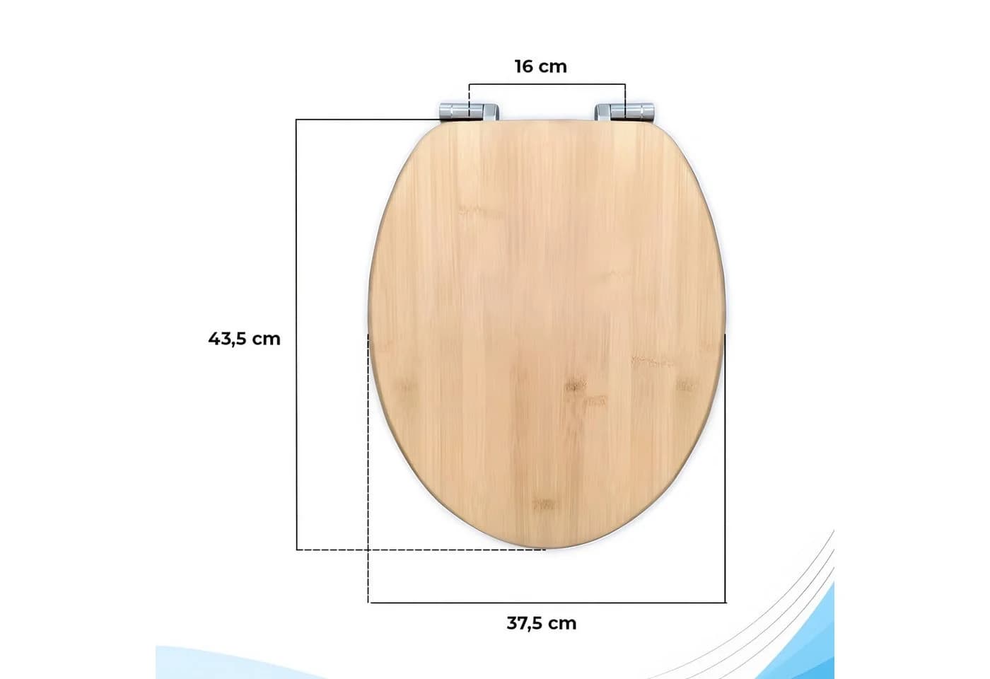 Bath4U WC-Sitz Bambus Soft-Close Absenkautomatik - Bild 4