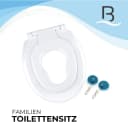 Bath4U WC-Sitz mit integriertem Kindersitz Absenkautomatik Weiß Bild 3
