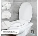 Bath4U WC-Sitz mit integriertem Kindersitz Absenkautomatik Weiß Bild 5