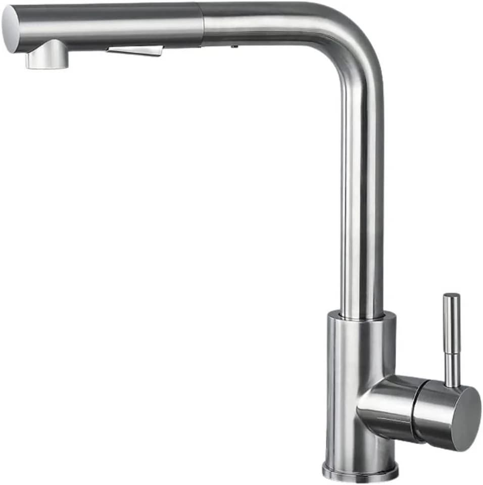 KitchenQuality Küchenarmatur Edelstahl Ausziehbar 360° - Bild 2