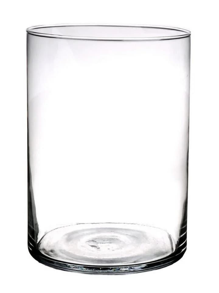 INNA-Glas Dekovase Zylinder Sanya Earth Klar 25cm - Bild 2