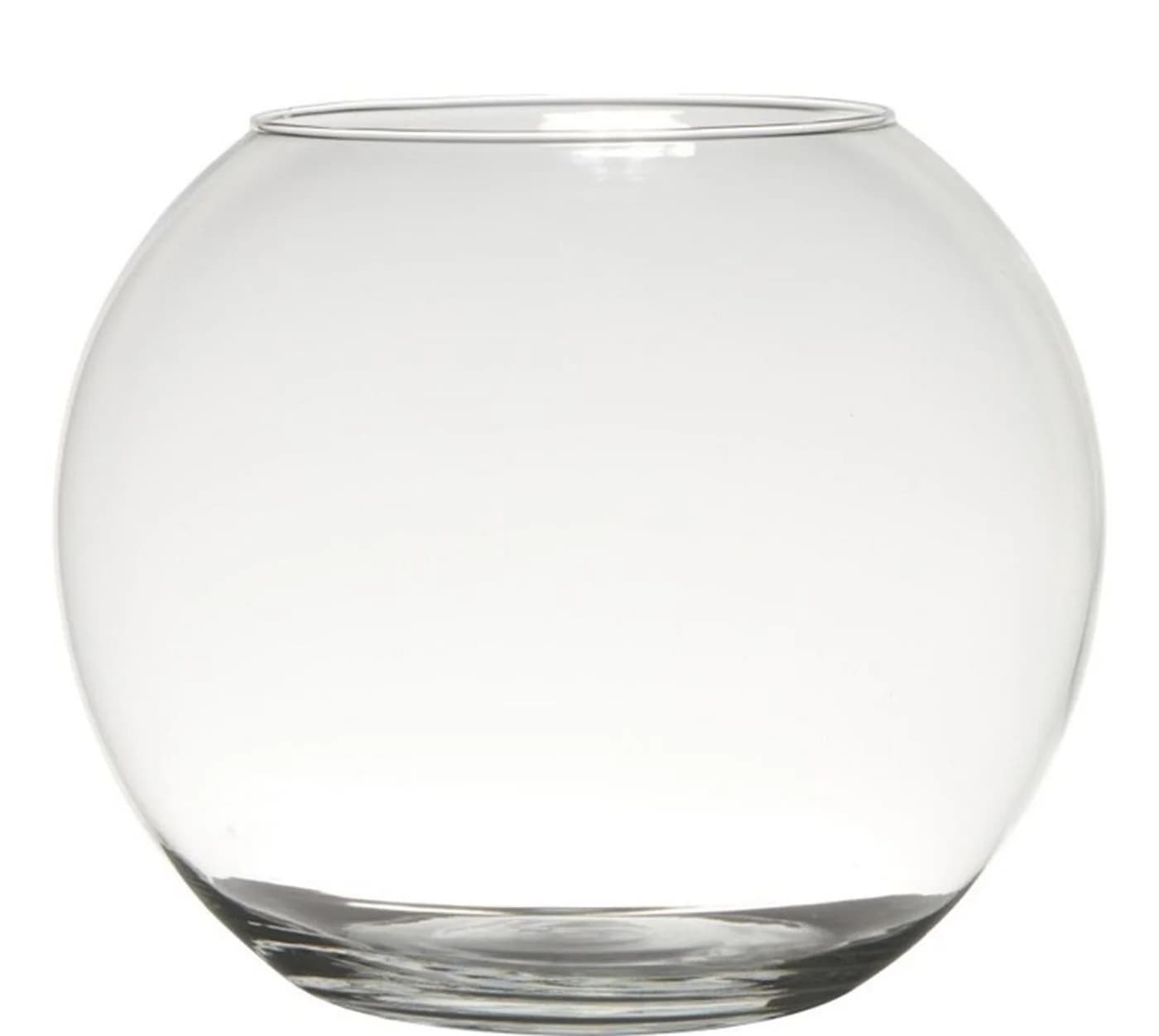 INNA-Glas Kerzenhalter Kugelvase TOBI Earth Glas Klar