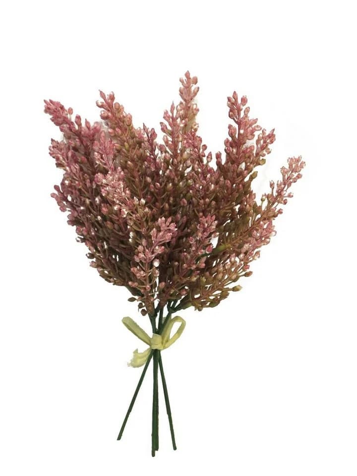 Kunstblumenstrauß Künstlicher Erika Bund LINGXIN, pink, 25 cm