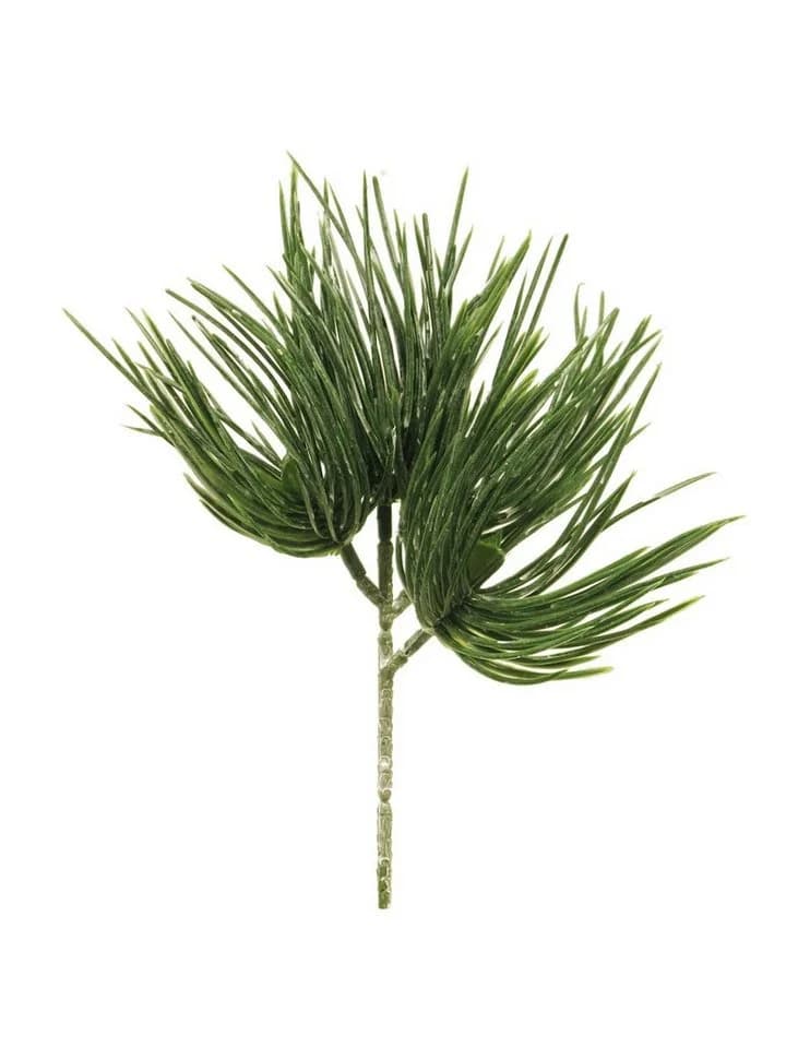 artplants Kunstzweig Pinie TANNAN beschneit 25 cm