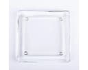 INNA-Glas Glasuntersetzer VINCENTIA Eckig Klar 13,6x13,6 cm Bild 2