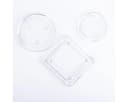 INNA-Glas Glasuntersetzer VINCENTIA Eckig Klar 13,6x13,6 cm Bild 3
