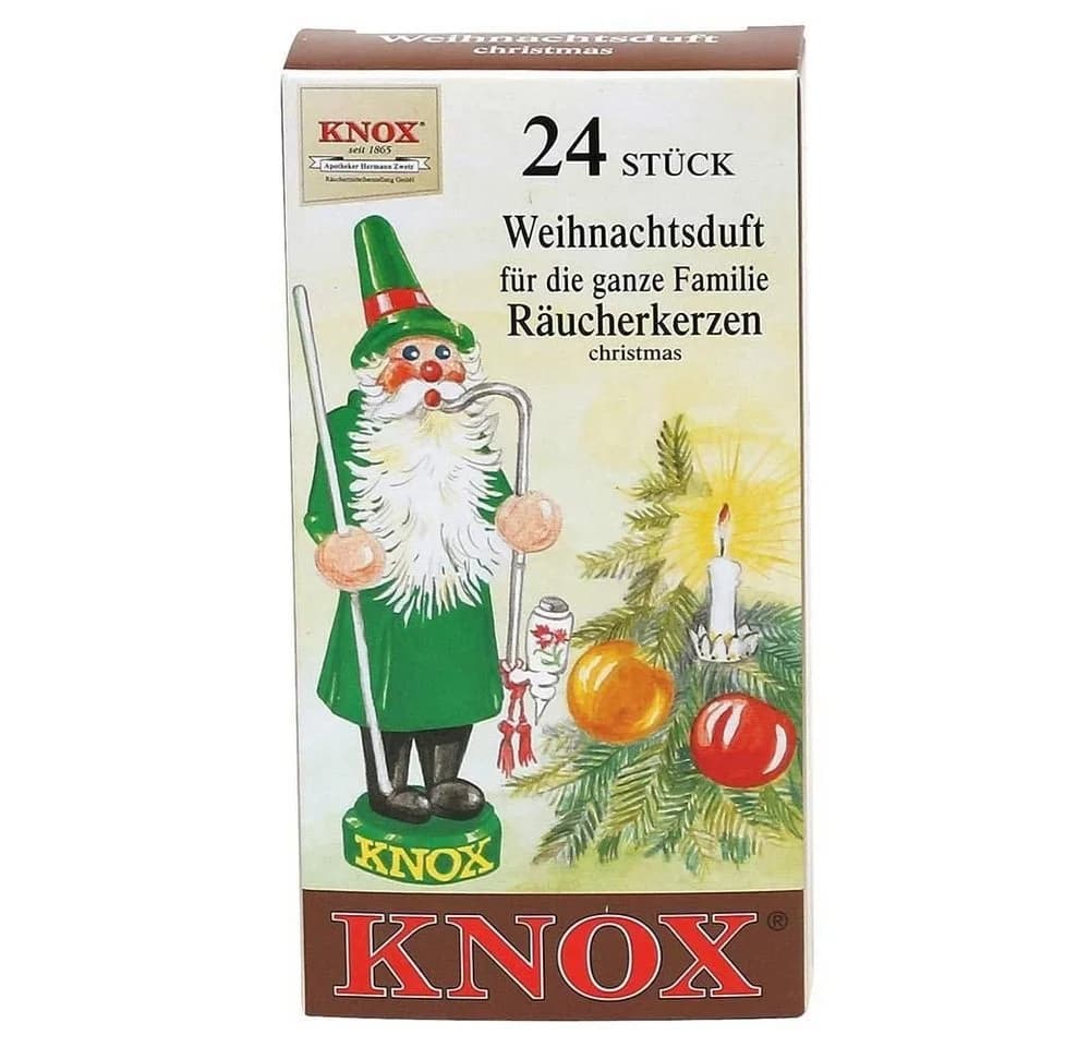 KNOX Räucherkerzen 24er Packung Weihnachtsduft