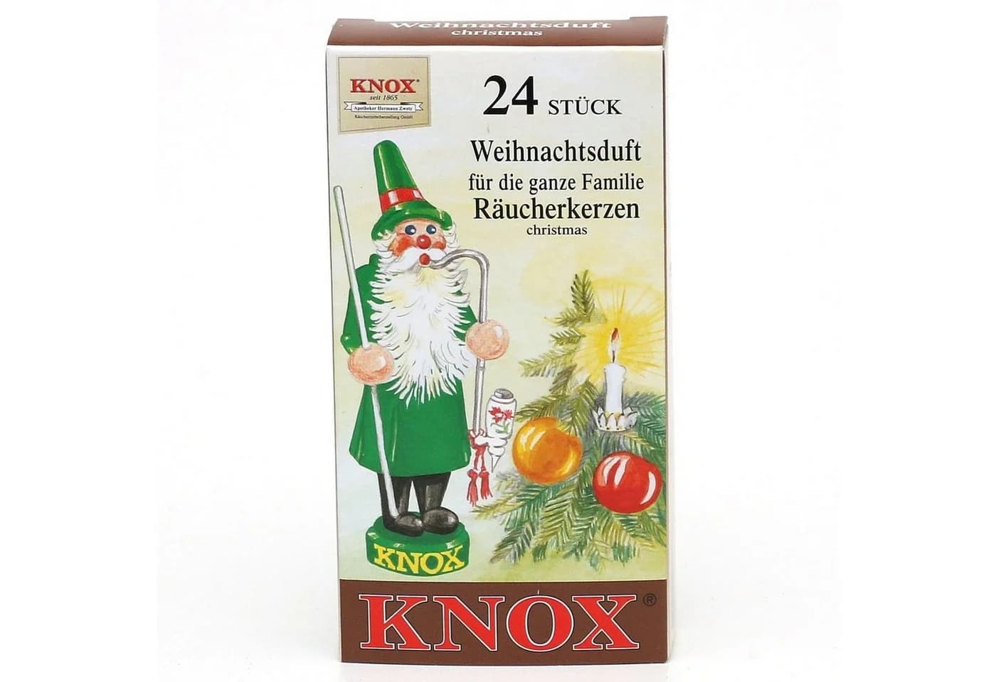 KNOX Räucherkerzen 24er Packung Weihnachtsduft - Bild 5