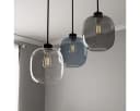 Liadomo Pendelleuchte Magellan Skandi-Look 3x Glas Rauchgrau/Blau/Transparent Bild 2