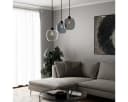 Liadomo Pendelleuchte Magellan Skandi-Look 3x Glas Rauchgrau/Blau/Transparent Bild 3
