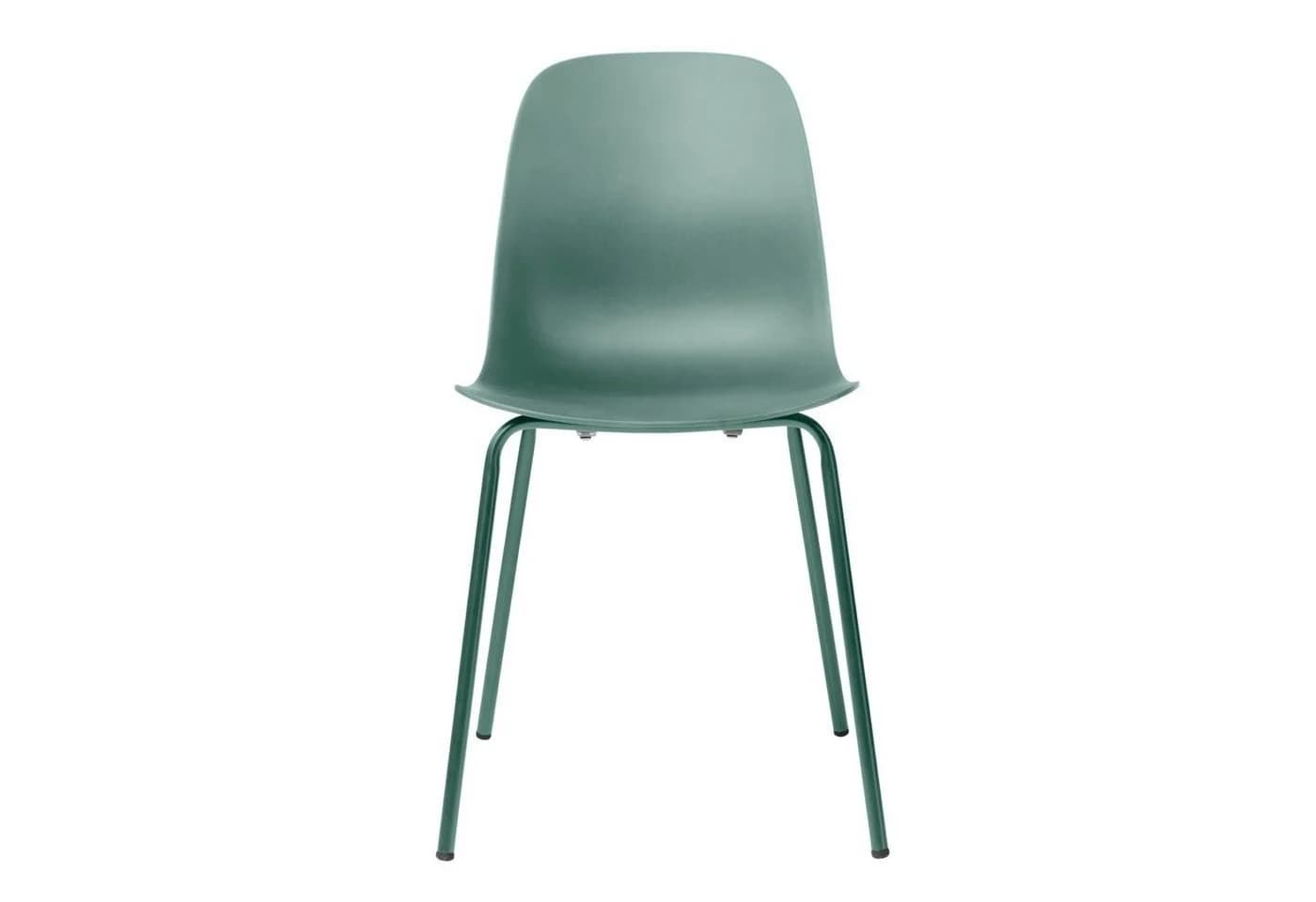 Trendstore Schalenstuhl Urix mit Kunststoffsitzschale 4-Fuß-Metallgestell Grün - Bild 3