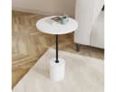 Liadomo Beistelltisch Goro Marmor Rund 36 cm Bild 4
