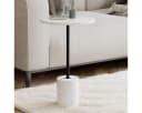 Liadomo Beistelltisch Goro Marmor Rund 36 cm Bild 5