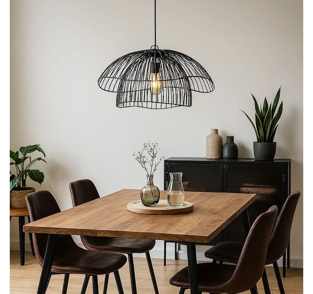 Liadomo Pendelleuchte Gavi Schwarz Industrial E27 - Bild 3