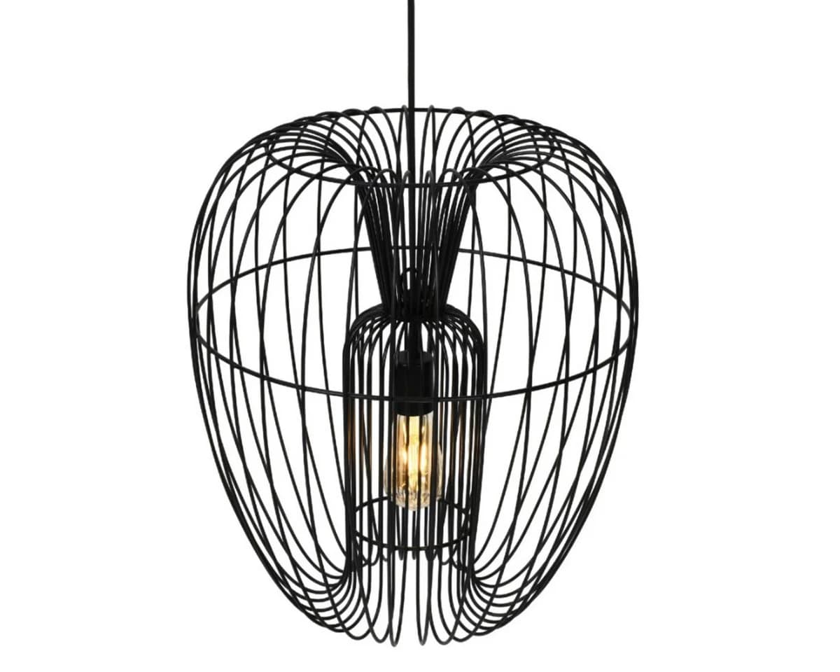 Liadomo Pendelleuchte Giarre Schwarz Industrial-Look E27 - Bild 2