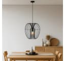 Liadomo Pendelleuchte Giarre Schwarz Industrial-Look E27 Bild 5