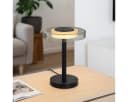 Liadomo LED Tischleuchte Volos, Warmweiß, Opalglas/Klarglas, Modernes Design Bild 2
