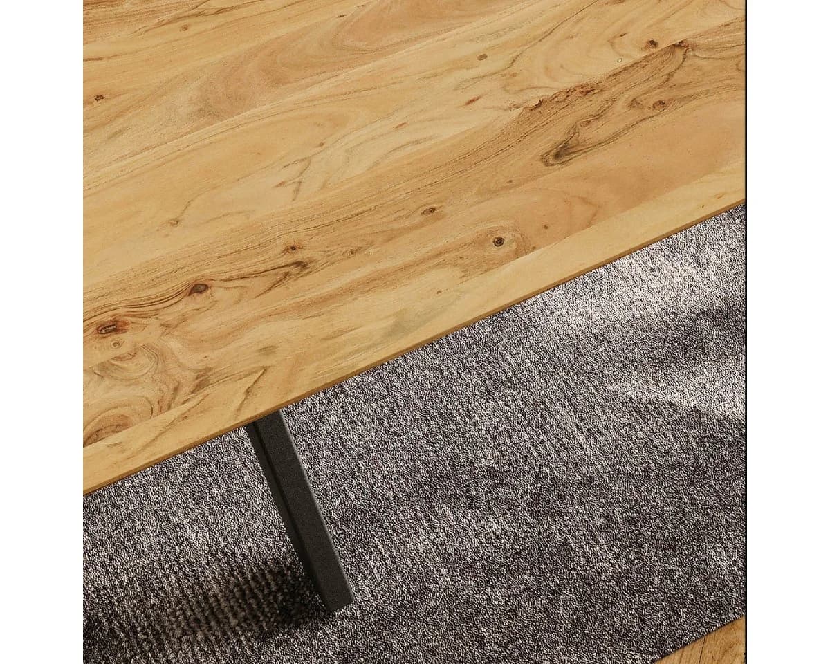 Liadomo Esstisch Luzern Akazienholz massiv Metallgestell - Bild 5