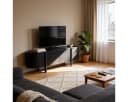 CASA DOMA Lowboard Tarifa TV-Unterteil Mangoholz massiv schwarz Bild 5