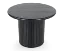 CASA DOMA Couchtisch Tarifa rund Schwarz Mangoholz massiv Bild 3