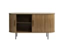 Liadomo Sideboard Uriel mit Lamellenfronten und Schiebetüren Bild 3