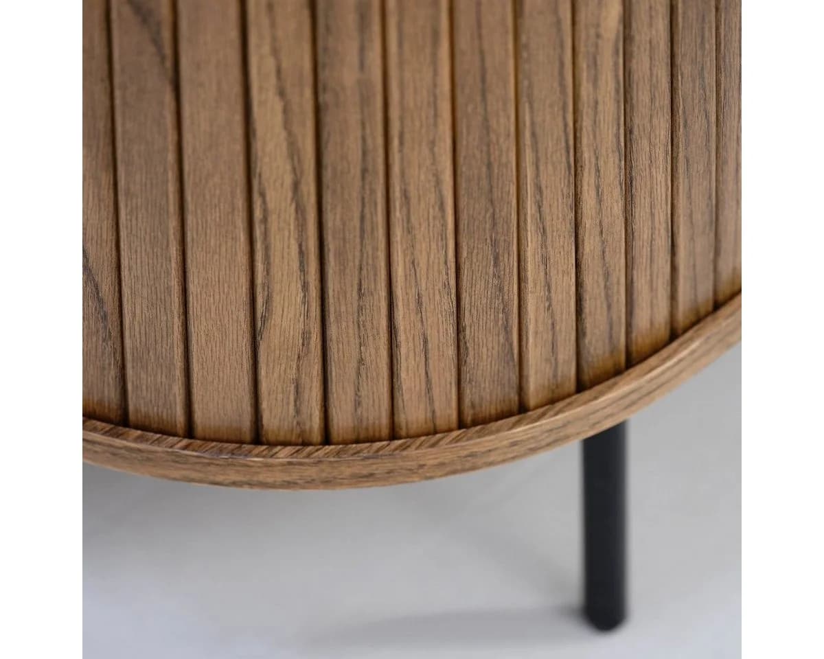 Liadomo Sideboard Uriel mit Lamellenfronten und Schiebetüren - Bild 4