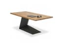 Liadomo Esstisch Garda Massivholz Akazie Industrial Design Bild 2