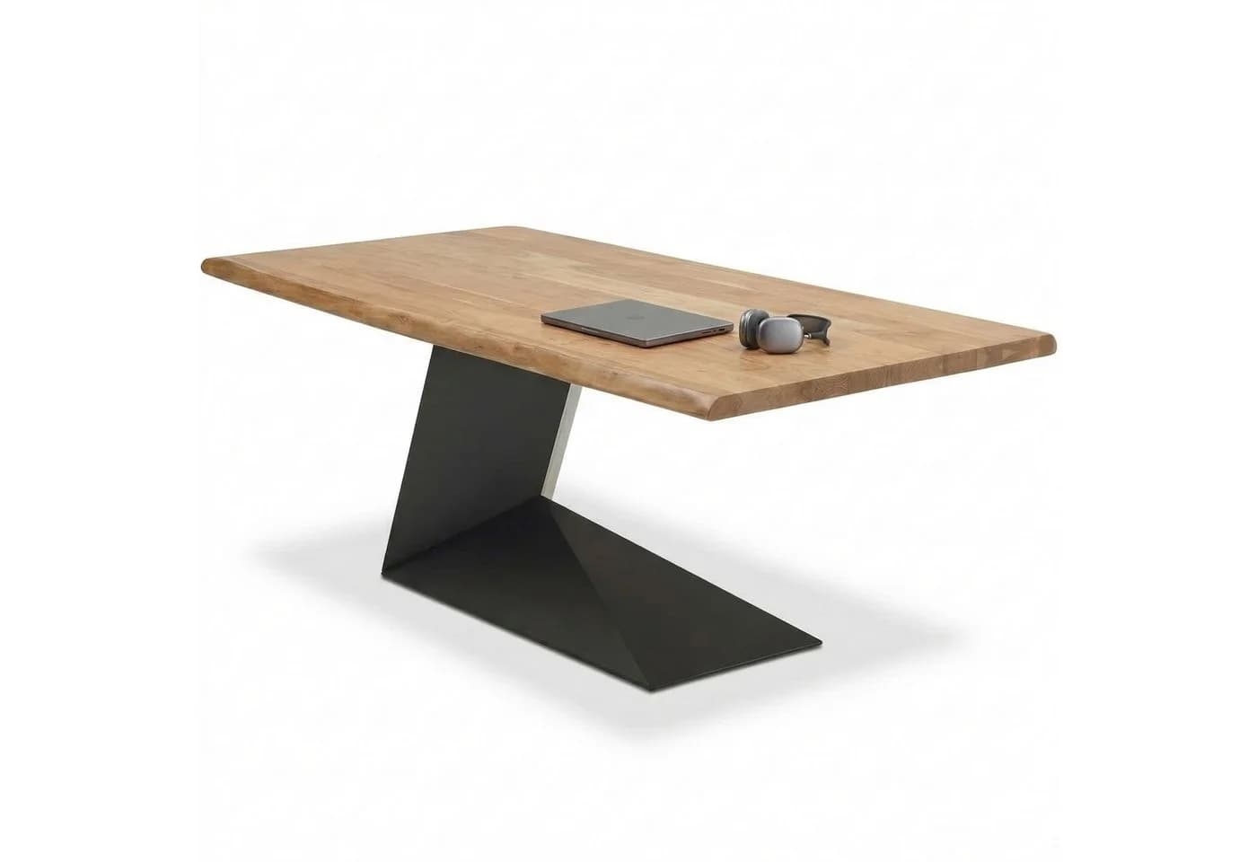 Liadomo Esstisch Garda Massivholz Akazie Industrial Design - Bild 2