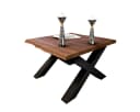 Liadomo Couchtisch Boston Akazie Massivholz Metallgestell Bild 2