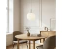 Liadomo Pendelleuchte Kyra rund mattiertes Opalglas E27 Bild 1