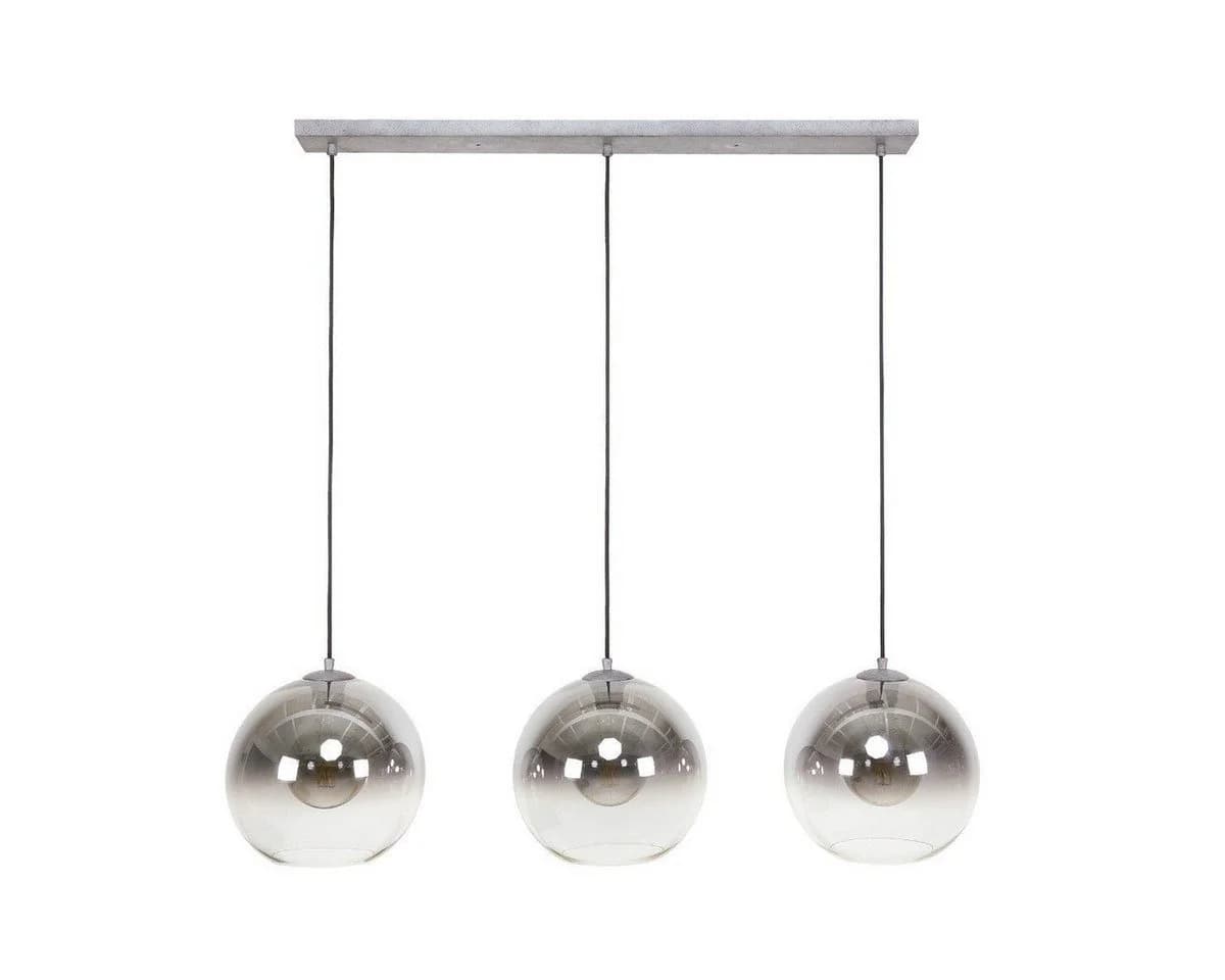 Liadomo Pendelleuchte Boise 3-flammig Rauchglas E27 Modern - Bild 3