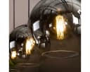 Liadomo Pendelleuchte Boise 3-flammig Rauchglas E27 Modern Bild 4