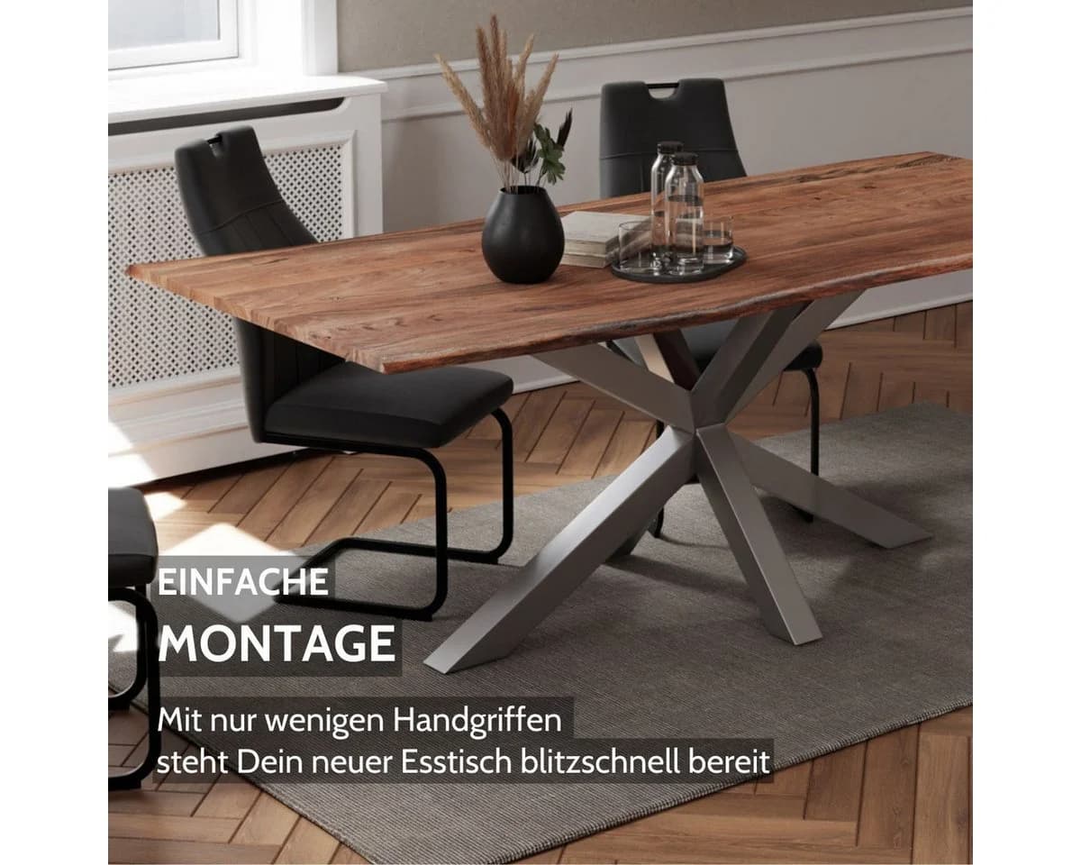 Liadomo Baumkantentisch Stella Akazie Massivholz - Bild 5