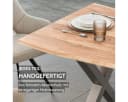 Liadomo Baumkantentisch Maxi Esstisch Massivholz Akazie X-Gestell Bild 4