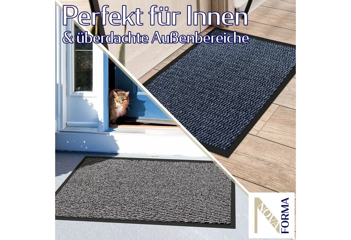 Nova Forma Fußmatte STAR Klassisch Braun Polypropylen
