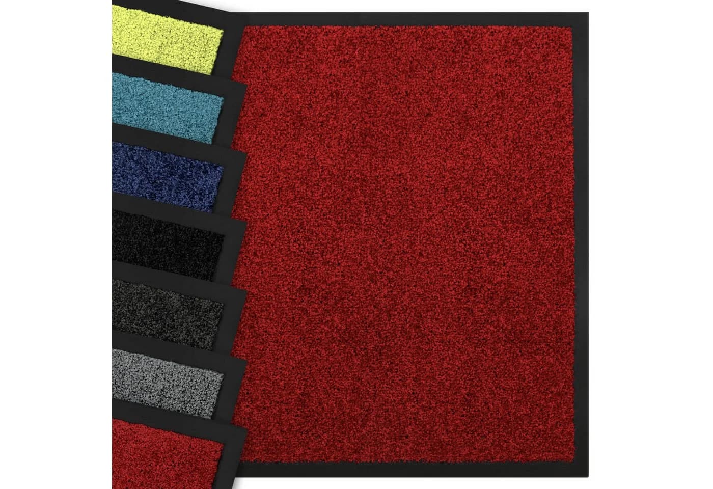 Nova Forma Fußmatte BRIGHT Premium Schmutzfangmatte Rot - Bild 2