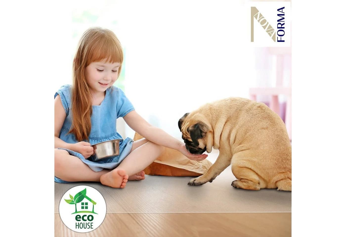 Nova Forma ECO-MAT Bodenschutzmatte transparent PET Hartböden - Bild 3