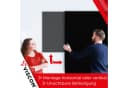 Viscom Magnettafel MIO Glas-Magnettafel Schwarz inkl. Zubehör Bild 3