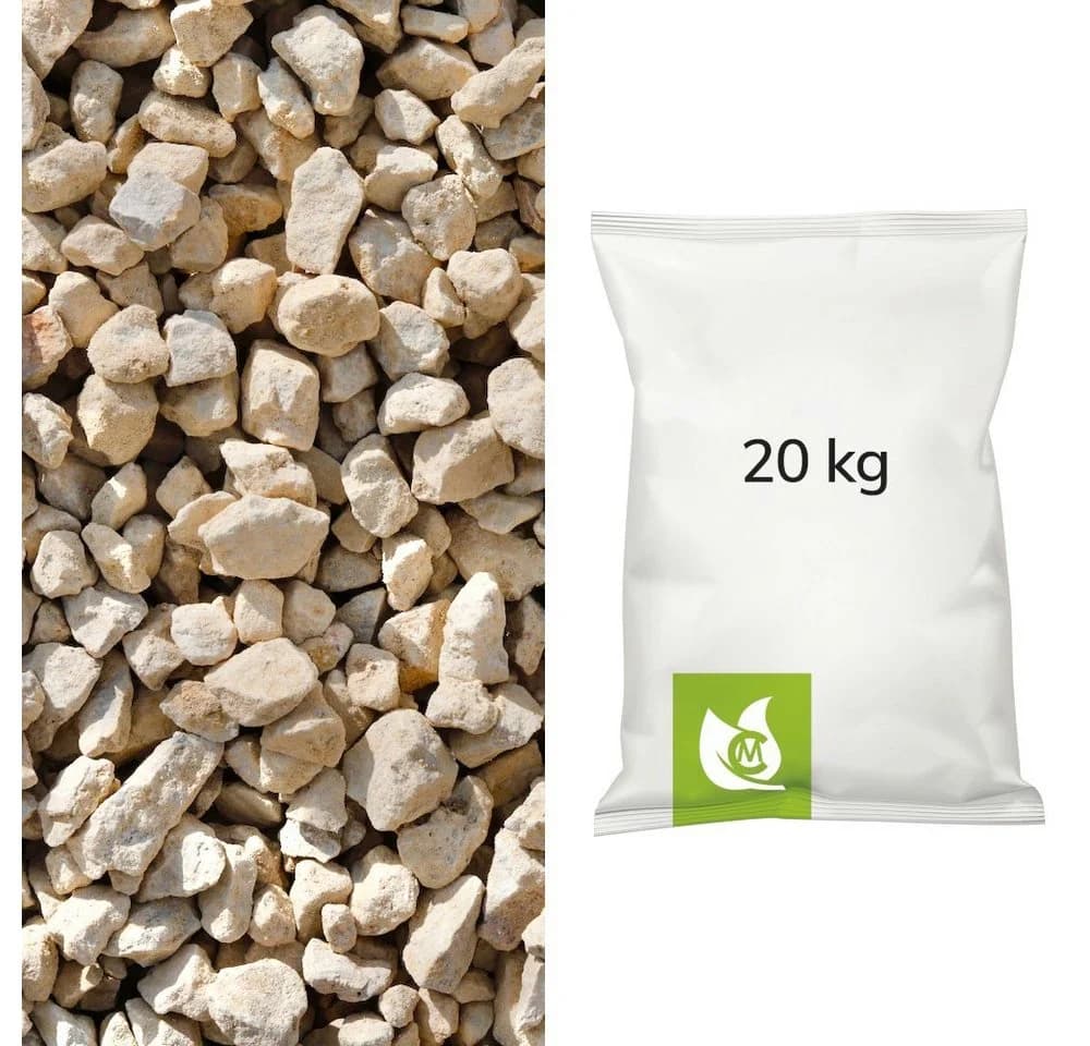 CM-Gartendesign Vanilla Sun Splitt Kalksplitt Gelb Beige 20kg - Bild 2