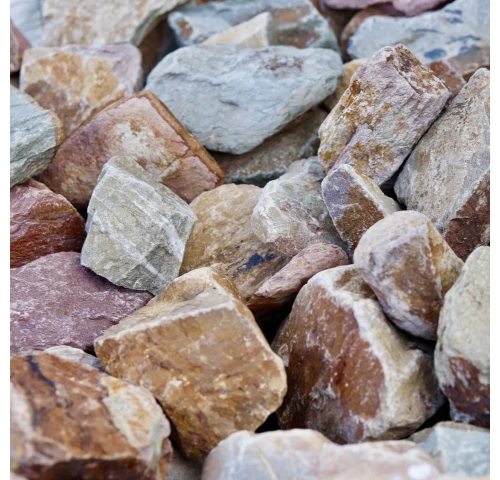 CM-Gartendesign Gabionensteine Grauwacke 8/20cm Bunt 5kg