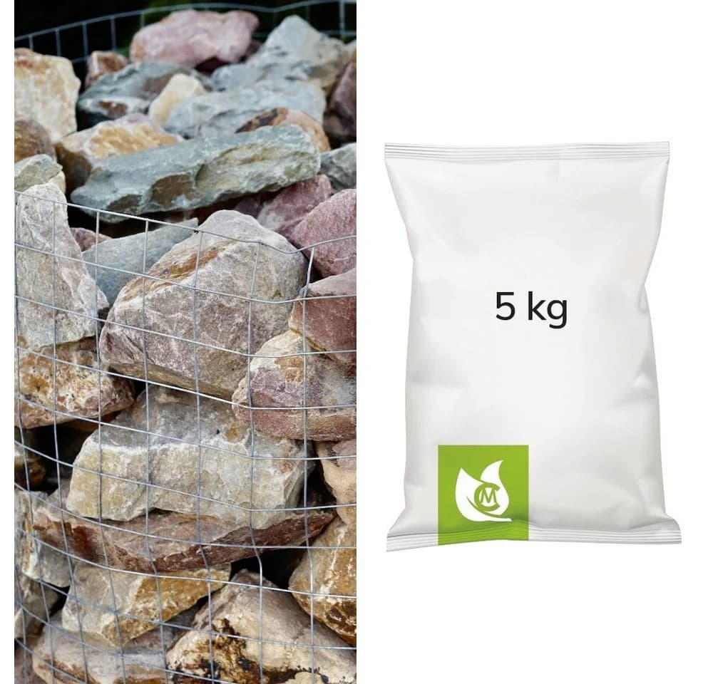 CM-Gartendesign Gabionensteine Grauwacke 8/20cm Bunt 5kg - Bild 2
